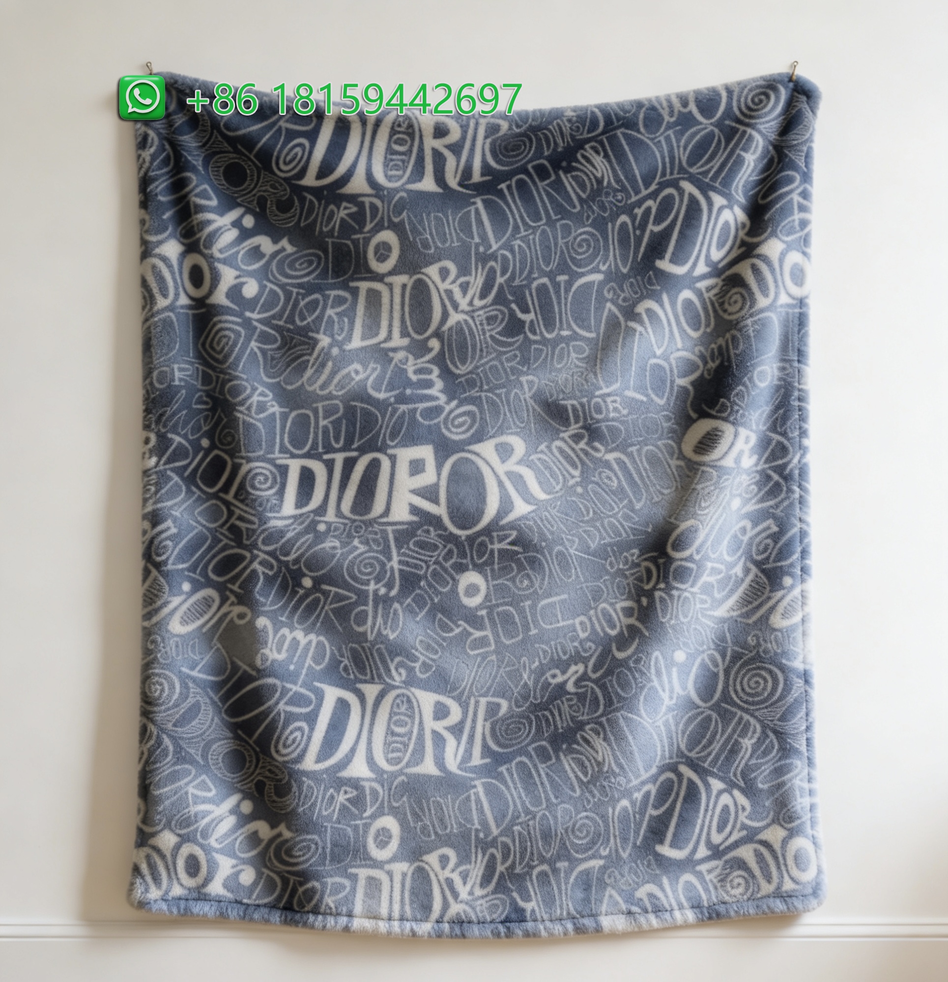 Dior Throw Blankets